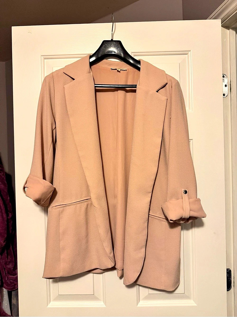 Lily Black Women's Blazer in Brown Size Large Like New